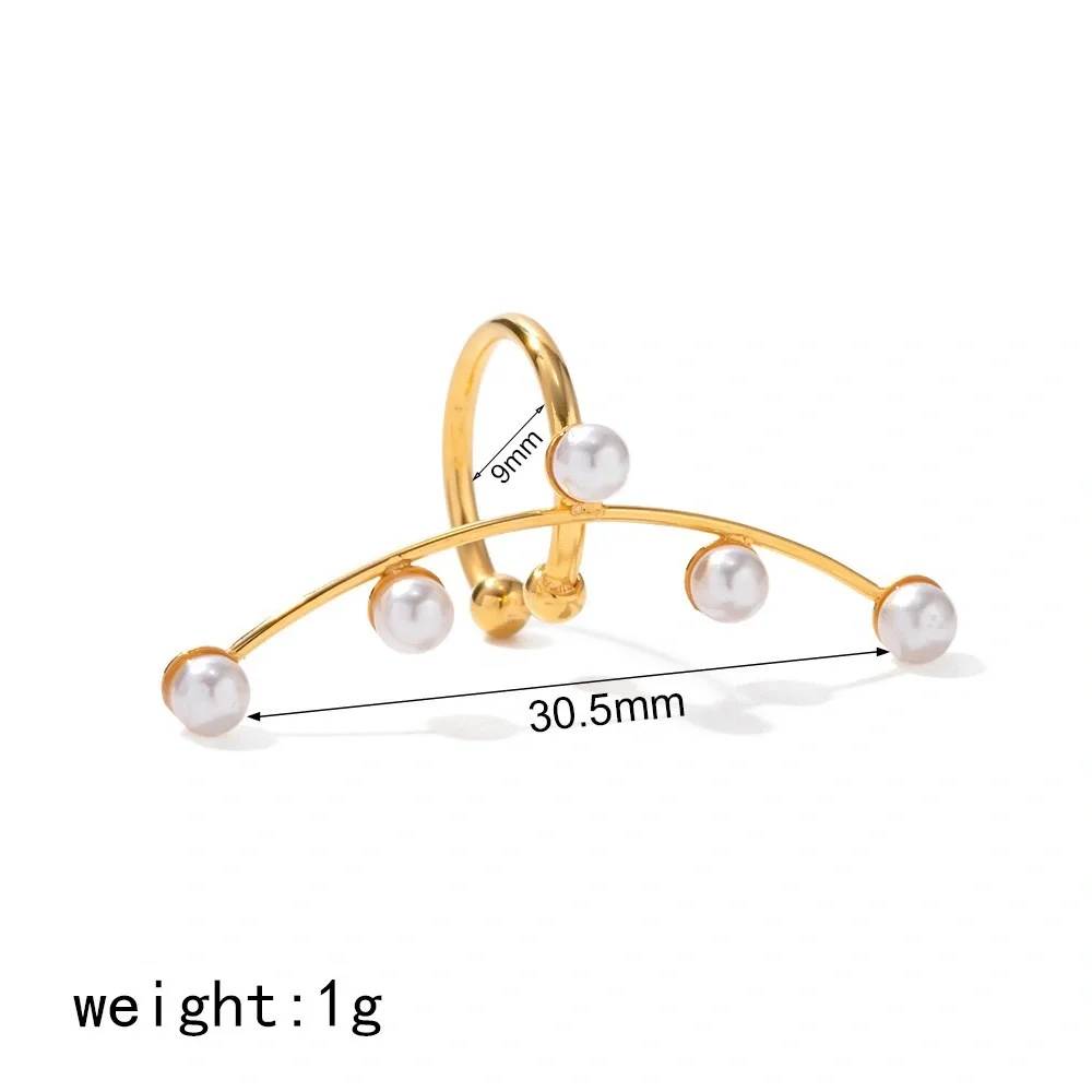 Dainty planet earring Set - Picture 3 of 6